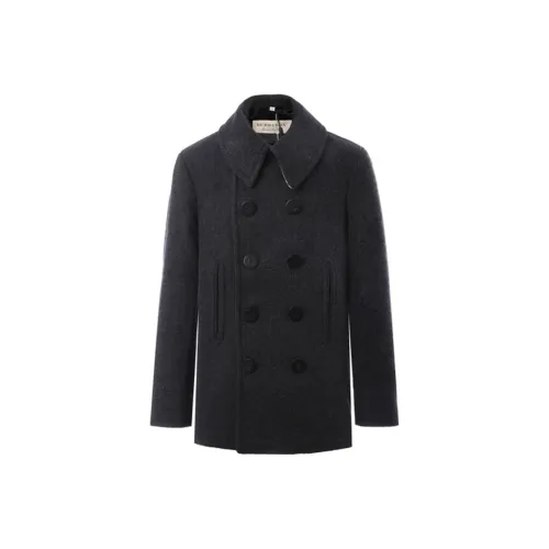 Burberry FW23 Coats Men's Dark Gray