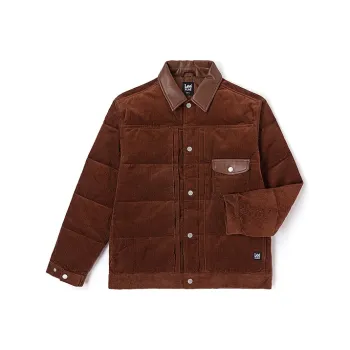 Lee Xline Down Jackets Men Brown