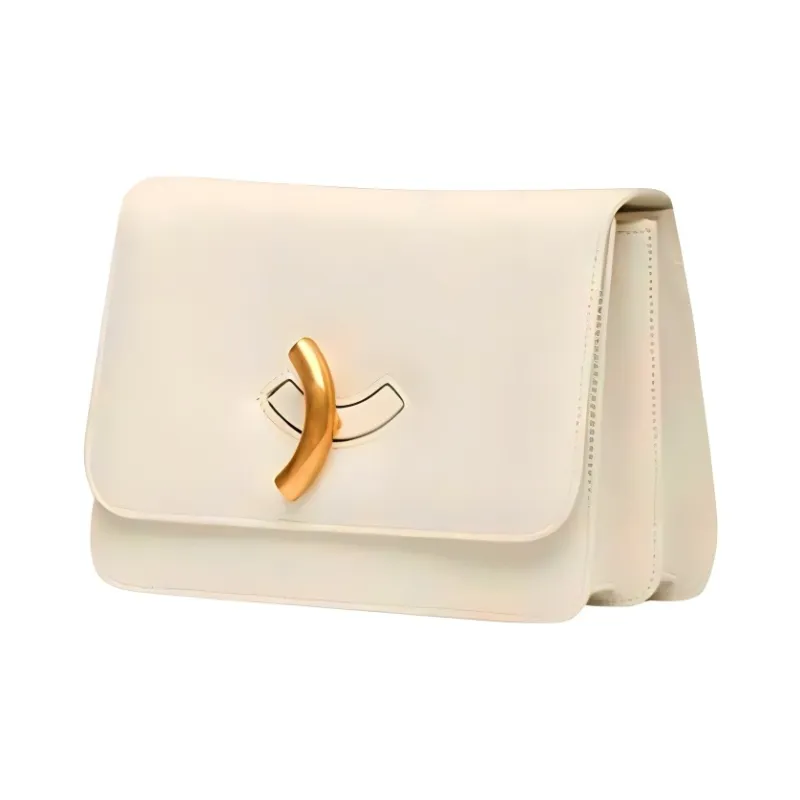 Little Liffner Cow Leather Shoulder Bag Small Size Women's Marble White-1