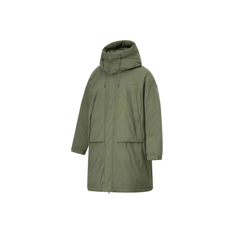 LiNing CF Down Jacket Unisex Murky Olive Green-0