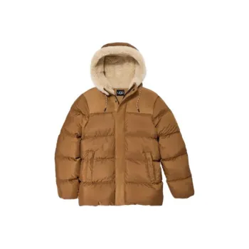 UGG Shasta Shearling trim Hood Padded Jacket