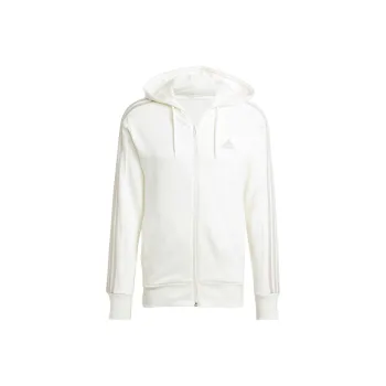 Adidas Free Shipping With AdiClub Essentials French Terry 3 Stripes Full Zip Hoodie