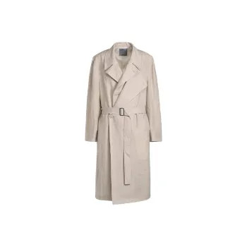 Yohji Yamamoto Coats Unisex Light Brown