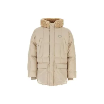 PRADA Down Jackets Men Khaki