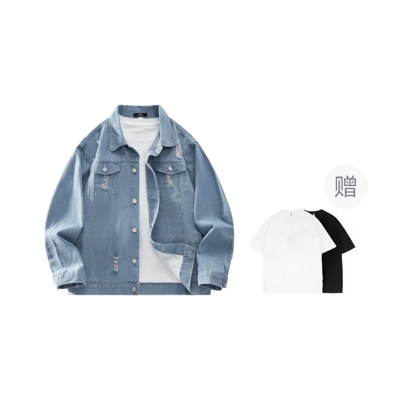 CSKS Denim Jackets Unisex-8