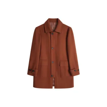 K-BOXING Coats Men Mocha