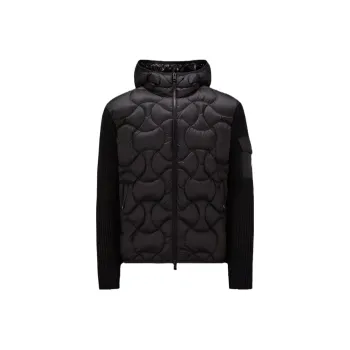 Moncler Padded Hooded Zip up Cardigan