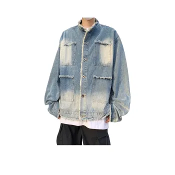 TYPERIGHTER Denim Jacket Unisex Blue