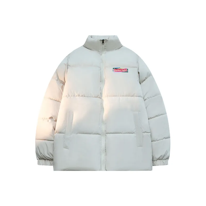 AMBER LIGHT Puffer Jacket Unisex Khaki-7