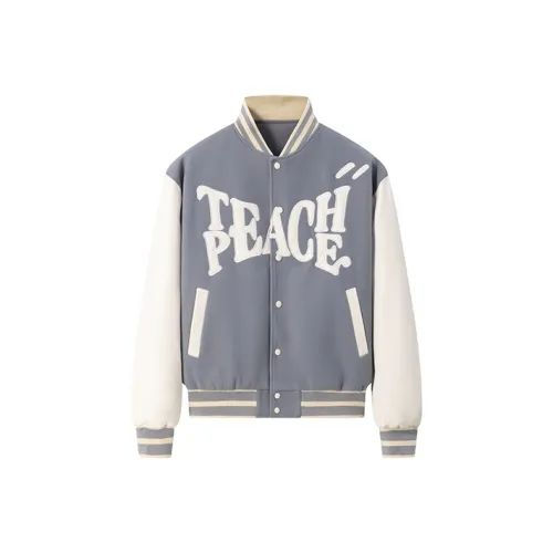 Teach Peace Baseball Jacket Unisex