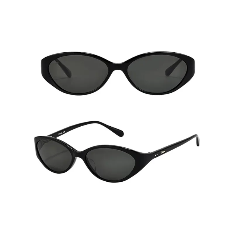 Fakeme Plate Frame Oval Sunglasses Unisex-4