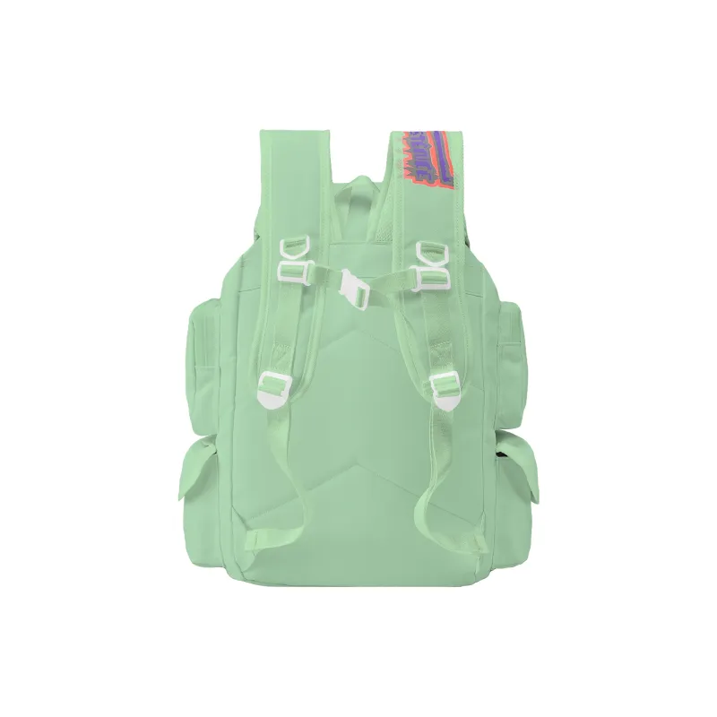 COEXISTENCE Polyester Backpack Basketball Bag Tubas Unisex White-32