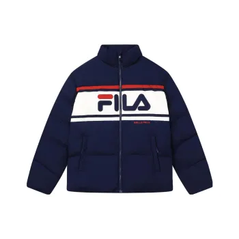 FILA Down Jacket Unisex Dark Silent Blue