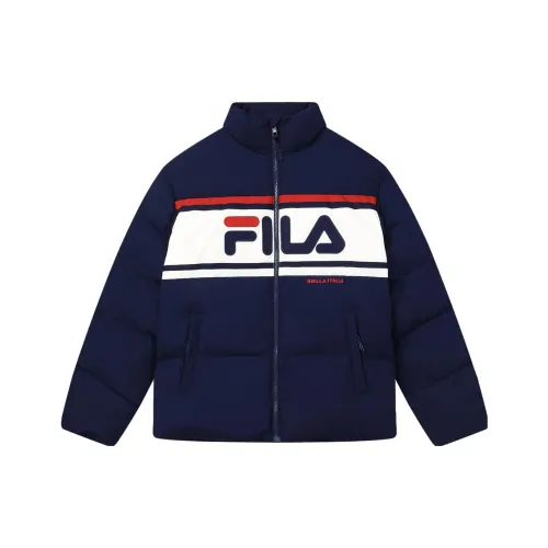 FILA Down Jacket Unisex Dark Silent Blue