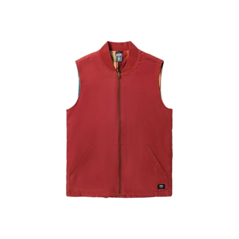 Vans Vests Men Red-0