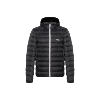 HUGO BOSS Logo Printed Padded Jacket