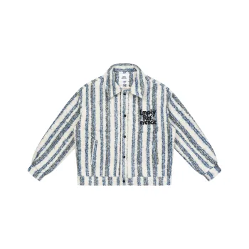 EMPTY REFERENCE Jacket Unisex Blue White