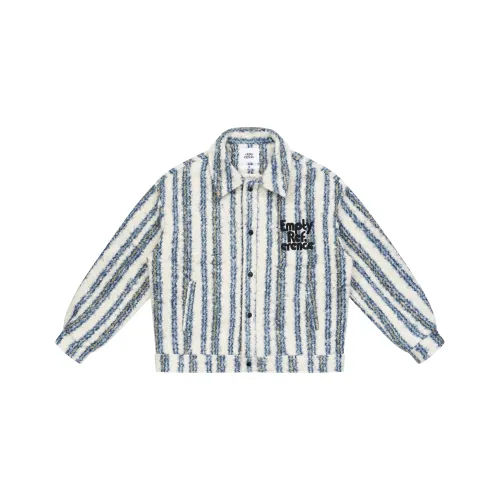 EMPTY REFERENCE Jacket Unisex Blue White