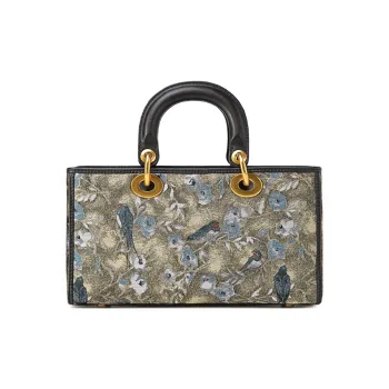 Liang Jin Ji 100% Mulberry Silk One Shoulder Handbag Medium Size Women's Multicolor