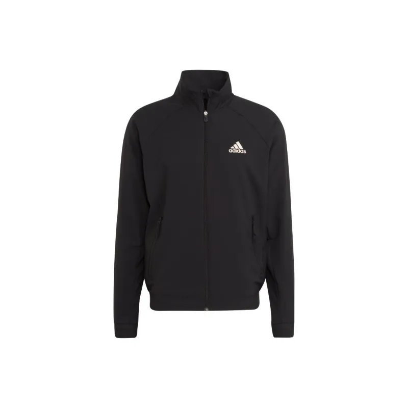 Adidas Jacket Men's Black/Yellow White-0