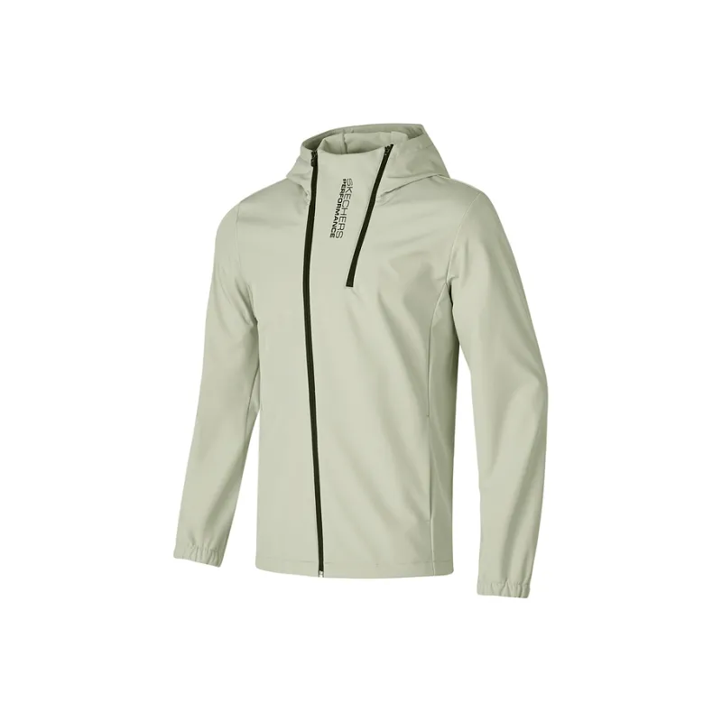 Skechers Mountain Wind And Rain Forest Windbreaker Jackets Men Light Army Green/036H-0