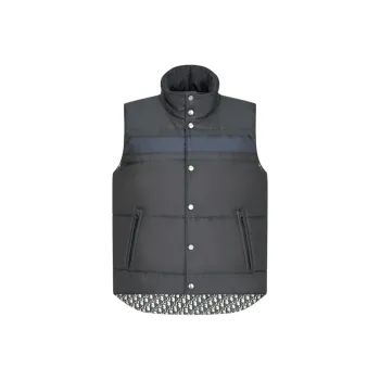 DIOR Down Jackets Unisex Gray