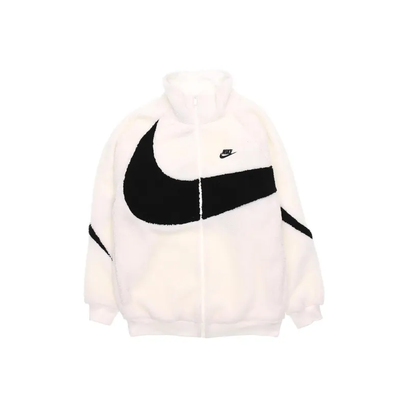 Nike Velvet Jackets Men White-0