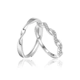 Couple's-Light Year Bond Couple Rings[US Size 5]