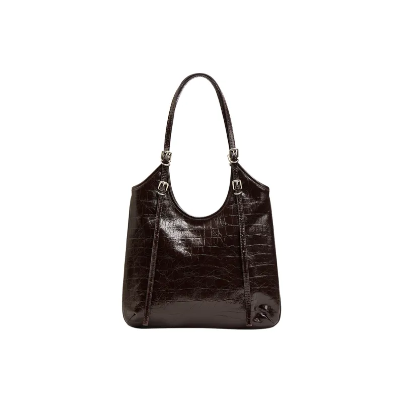 Staccato Cow Leather Tote Handbag Tubas Women's Multicolor-0