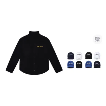 SKUNK GALLERY Velvet feel Coat Unisex Black