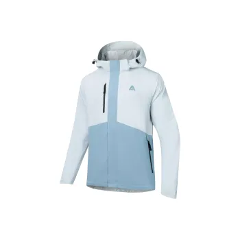 Anta Windbreaker Jacket Men's Gray Blue