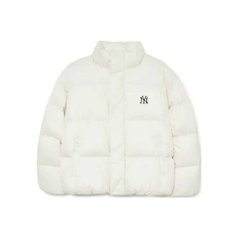 MLB New York Yankees Down Jackets Unisex Cream-0