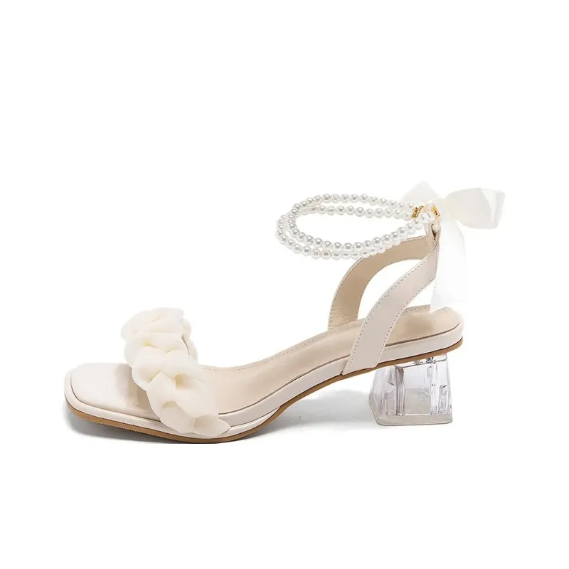 Dawei's House One Strap Sandals Women's Gift Box Set-0