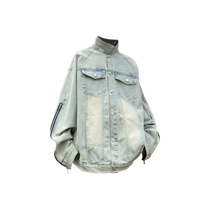 SXSY Denim Jackets Unisex Blue-0