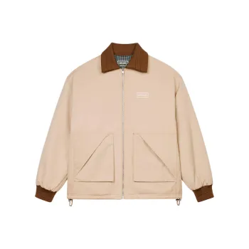 KENZO Logo Patch Zip Up Reversible Jacket