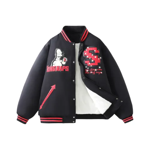 The Simpsons Puffer Jacket Coat Unisex Black