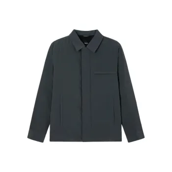 THEORY Down Jackets Men Black Rod Color