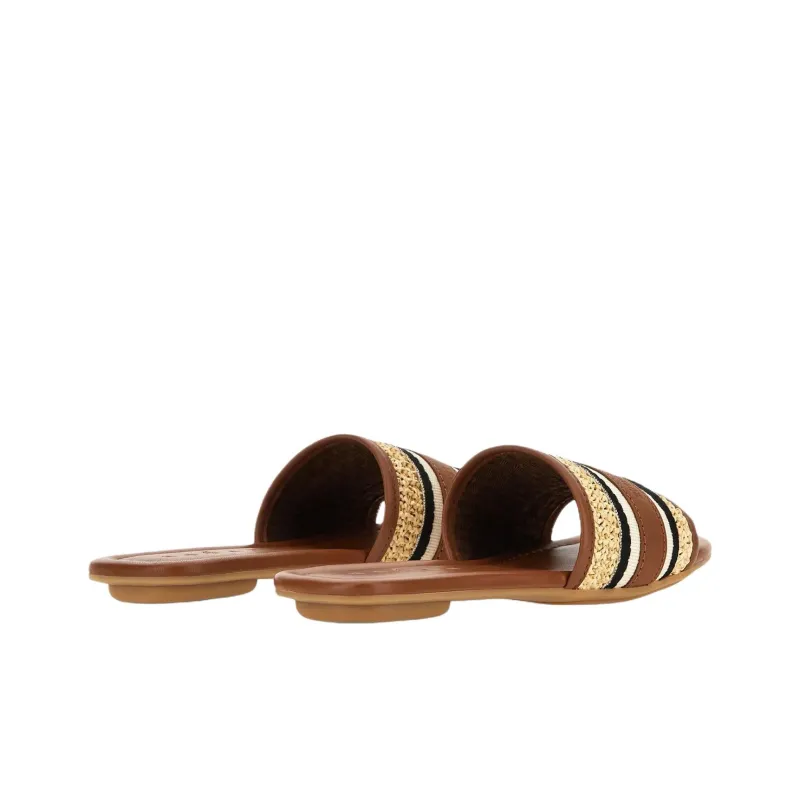 HOGAN Striped Sandals Women's-3
