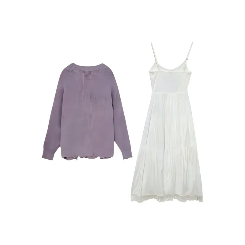 DOSOHEB Two Piece Skirt Sets Women's-1