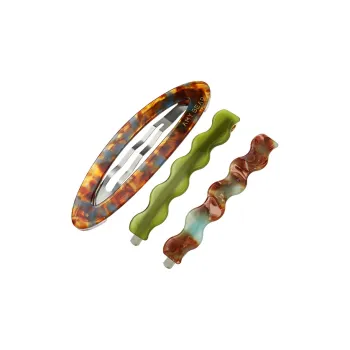 CHIMERA Acetate Plate Hair Clips Women's
