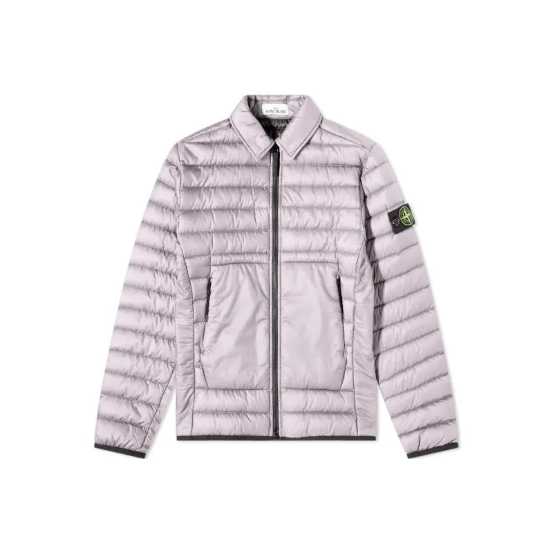 STONE ISLAND Down Jacket Men's Light Purple-0
