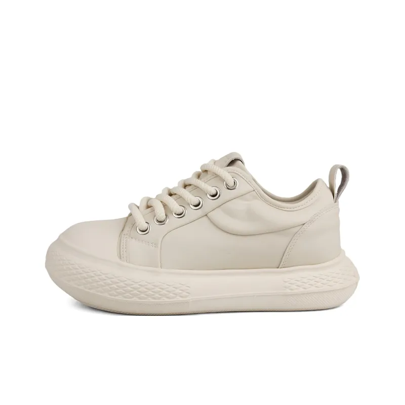WENPU Slip-Resistant Lightweight Height Increasing Low-Top Casual Shoes Women's-7