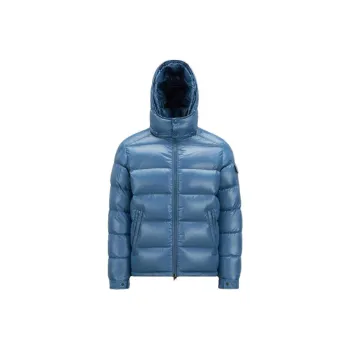 Moncler Down Jacket Winter Men's Blue