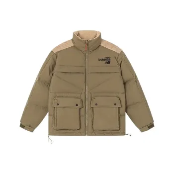 New Balance Down Jackets Men Olive Green