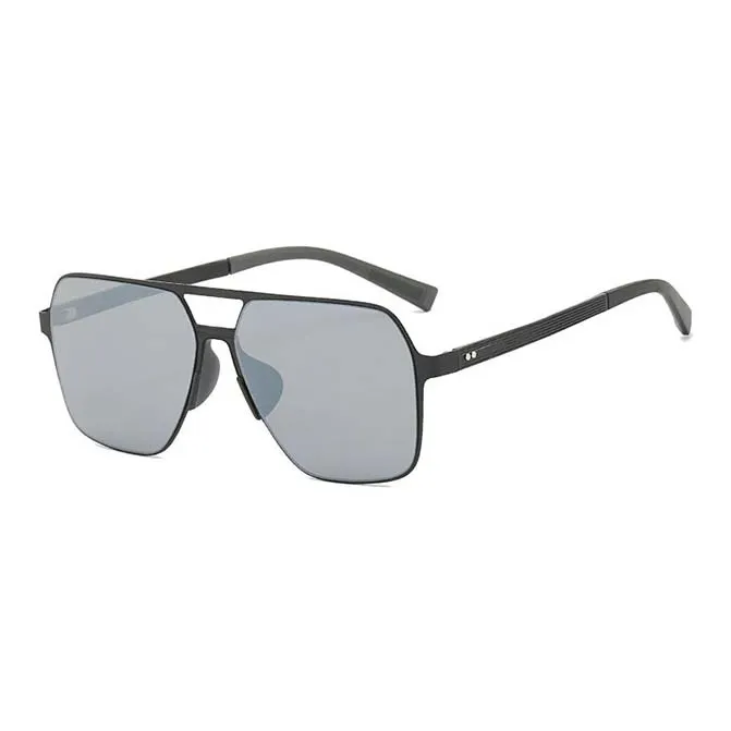 YUZHAOLIN Metal Irregular Shape Sunglasses Unisex-6