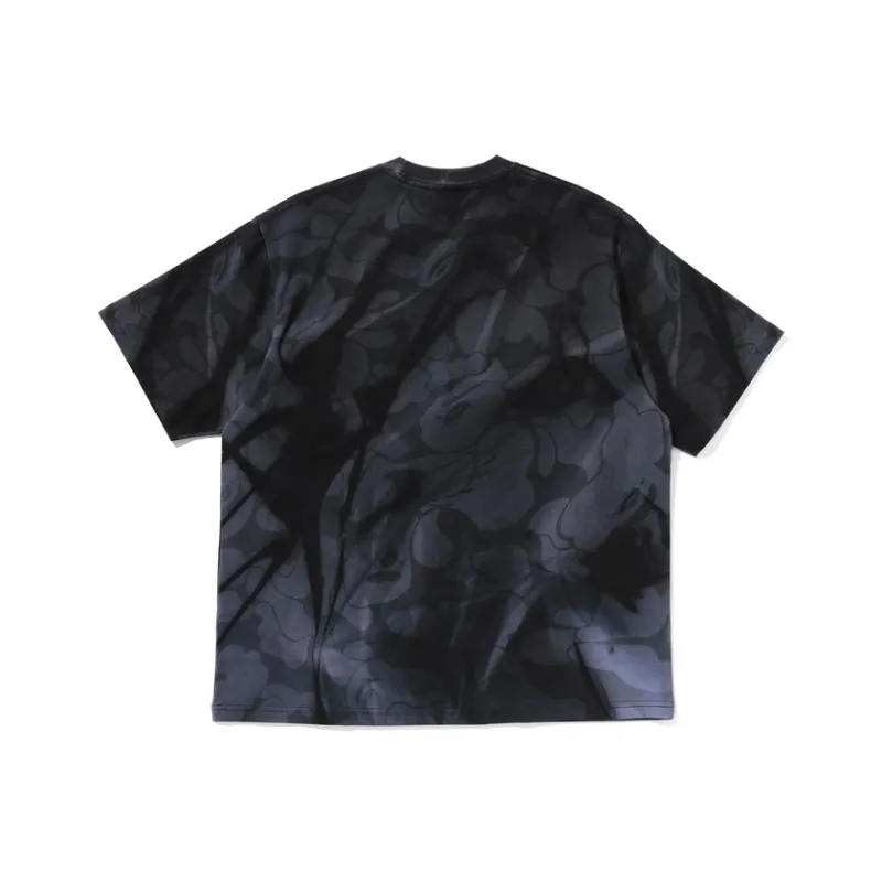 A BATHING APE Overall Print Logo Relaxed Fit Tee-1