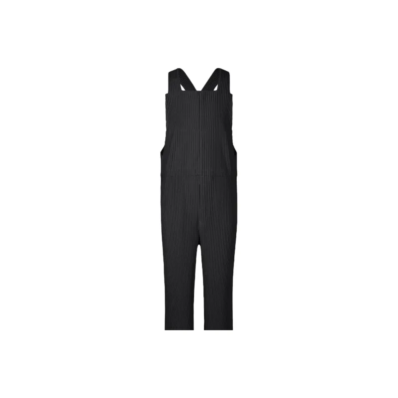 Homme Plissé Issey Miyake Overalls Men's Black-1