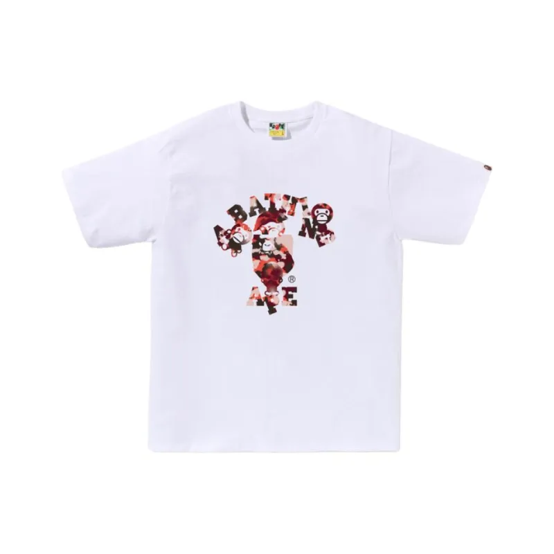 Bape Map Camo College Milo Tee-4