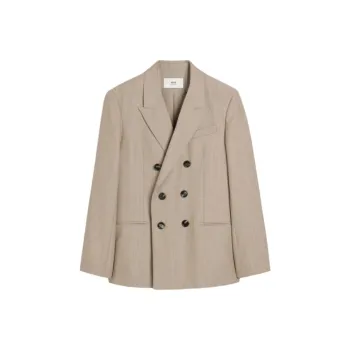 AMIPARIS Paris Back Slit Double Breasted Jacket