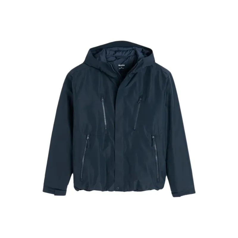 Hollister Jackets Coats Men's Navy Blue-0